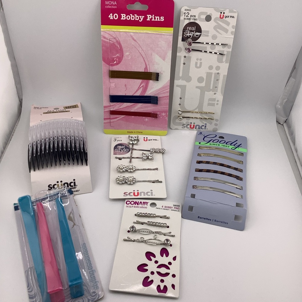 Hair Styling/Accessories Lot - Scunci, Conair, Goody